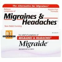 Boericke & Tafel, Migraide, формула максимальной силы от головной боли 40 таблеток