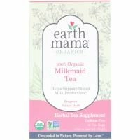Earth Mama, Органический, 100% органический чай для кормящих мам, с ароматным фенхелем, без кофеина, 16 чайных пакетиков, 1,23 унц. (35 г)