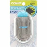 Conair, Однотонные невидимки, черные, 75 шт.
