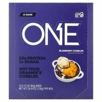 One Brands, One Bar, фруктовый пирог с голубикой, 12 батончиков, 60 г (2,12 унций) каждый