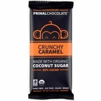 Eating Evolved, PrimalChocolate, Хрустящая карамель 85% какао, 2,5 унций (71 г)