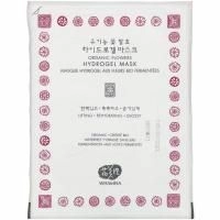 Whamisa, Organic Flowers, Hydrogel Mask, 1 Sheet