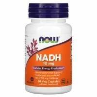 Now Foods, НАДН, 10 мг, 60 растительных капсул