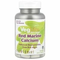 VegLife, Красный морской кальций, 90 таблеток