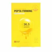 SNP, Pepta Firming, тканевая маска для лица с активными ингредиентами, 5 штук, по 33 мл (1,11 жидк. унции) в каждой