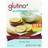 Glutino, Крекеры без глютена, Оригинальные, 4,4 унц. (125 г)
