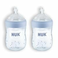 NUK, Simply Natural, Bottles, Boy, 0+ Months, Slow , 2 Pack, 5 oz (150 ml) Each