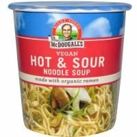 Dr. McDougall's, Горячий кислый рамэн, 1.9 унций (54 г)