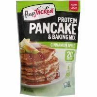 FlapJacked, Белковая смесь для блинов и выпечки, коричное яблоко, 12 унций (340 г)