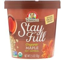 Dr. McDougall's, Organic Hot Oatmeal, Maple, 2.5 oz (70 g)