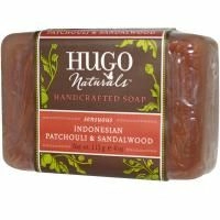Hugo Naturals, Мыло ручной работы, индонезийский пачули и сандал, 4 унции (113 г)