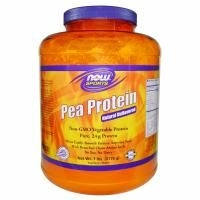 Now Foods, Гороховый протеин для спортсменов, натуральный вкус, без ароматизаторов, 7 фунтов (3175 г) (Discontinued Item)