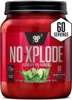 BSN, NO-Xplode Предтренировочный комплекс Зеленое яблоко 2,45 фунта