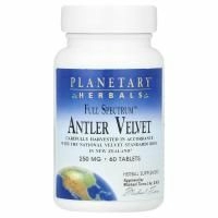 Planetary Herbals, Полный спектр, отростки оленьего рога, 250 мг, 60 таблеток