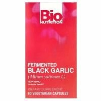 Bio Nutrition, ферментированный черный чеснок, 60 вегетарианских капсул