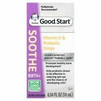 Gerber, Soothe, Vitamin D & Probiotic Drops, Birth +, 0.34 fl oz (10 ml)