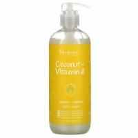 Renpure, Coconut + Vitamin E, Hydrate + Replenish Body Wash, 19 fl oz (561 ml)