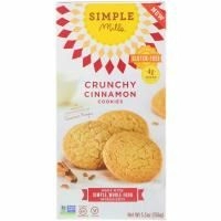 Simple Mills, Натуральное хрустящее печенье без глютена с корицей, 156 г (5,5 унций)