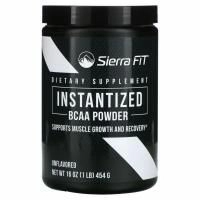 Sierra Fit, BCAA, растворимый порошок, без добавок, 454 г (16 унций)