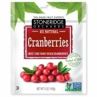 Stoneridge Orchards, Клюква, Сладкая и терпкая сушеная клюква, 5 унций (142 г)