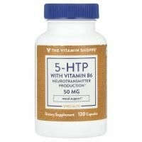 The Vitamin Shoppe, 5-HTP с витамином B6, 50 mg, 120 капсул