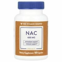 The Vitamin Shoppe, NAC, 600 мг, 50 капсул
