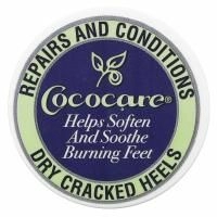 Cococare, Восстановление и увлажнение сухой потрескавшейся кожи на пятках, 0,5 унции (11 г)