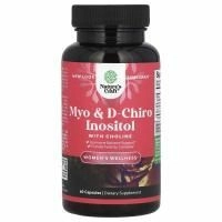 Nature's Craft, Мио и D-хиро-инозит с холином, 60 капсул