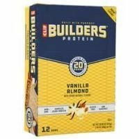 Clif Bar, Builder's батончик Ванильно-миндальный 12 батончиков