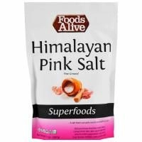 Foods Alive, розовая гималайская соль, мелкого помола, 454 г (16 унций)