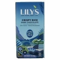 Lily's Sweets, Батончик из темного шоколада, Хрустящий рис, 3 унц.(85 г)