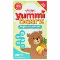 Hero Nutritional Products, Yummi Bears, Fiber, All Natural Fruit Flavors, 60 Gummy Bears