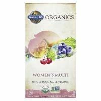 Garden of Life, KIND Organics, Мультивитамины для женщин, 120 веганских таблеток