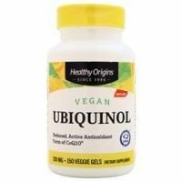 Healthy Origins, Веганский убихинол (100 мг) 150 софтгелей