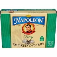 Napoleon Co., Крошечные копченые устрицы, 3,66 унций (106 г)