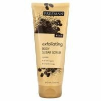 Freeman Beauty, Отшелушивающий сахарный скраб для тела, кофе, 175 мл (6 жидк. унц.)