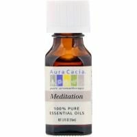 Aura Cacia, 100% чистое эфирное масло для медитации, 0.5 жидкой унции (15 мл)