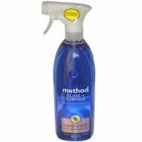 Method, Стекло + поверхности, натуральное средство для чистки стекла, с ароматом мяты, 28 жидких унций (828 мл)