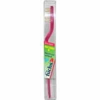 Fuchs Brushes, Рекорд V, зубная щетка с натуральной щетиной, среднего размера, для взрослых, 1 зубная щетка