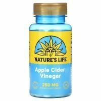 Nature's Life, Яблочный уксус, 250 мг, 100 таблеток