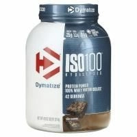Dymatize Nutrition, ISO-100 гидролизированный, 100%-ный сывороточный изолят белка, мягкое брауни, 1,4 кг