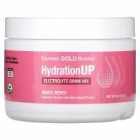 California Gold Nutrition, HydrationUP, порошок для приготовления электролитического напитка, смесь ягод, 227 г (8 унций)
