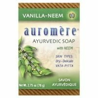 Auromere, Аюрведическое мыло с ванилью Ним-Ним 2,75 унции
