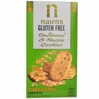 Nairn's Inc, Овсяные печенья без клейковины с изюмом, 5.64 унций (160 г)