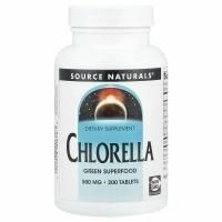Source Naturals, Хлорелла 200 таблеток