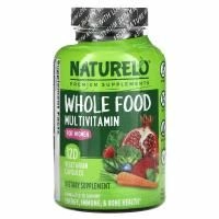Naturelo, Цельнопищевые мультивитамины для женщин 120 вег капсул