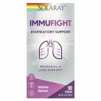 Solaray, ImmuFight ™, поддержка дыхательной системы, 90 растительных капсул