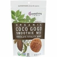 Essential Living Foods, Органический продукт, смесь смузи Coco Gogo, шоколад, прилив жизненных сил, 6 унц. (170 г)