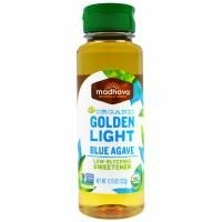 Madhava Natural Sweeteners, Органическая золотая светло-голубая агава, 11,75 унции (333 г)