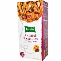 Kashi, Мягкое запеченное печенье, овсянка, изюм, лен, 8,5 унции (240 г)